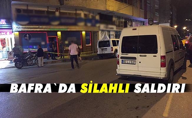 Bafra`da silahlı saldırı: 1 yaralı