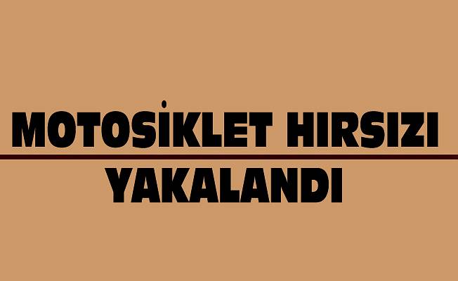Çaldığı motosiklet ile yakalandı