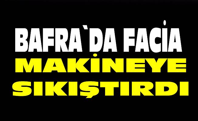 Çeltik kurutma makinesine sıkıştı