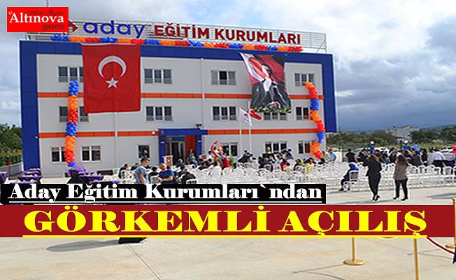 Görkemli açılış