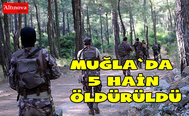 5 TERÖRİST ÖLDÜRÜLDÜ