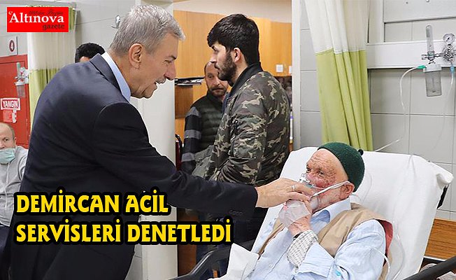 Sağlık Bakanı Demircan acil servisleri denetledi