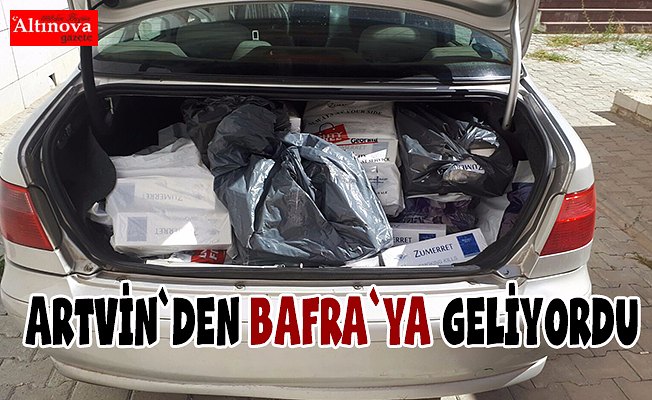 Samsun'da kaçakçılık operasyonu