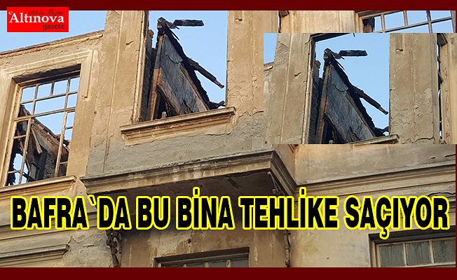 Gazi Orta Okulun Yanında ki Metruk bina tehlike saçıyor.