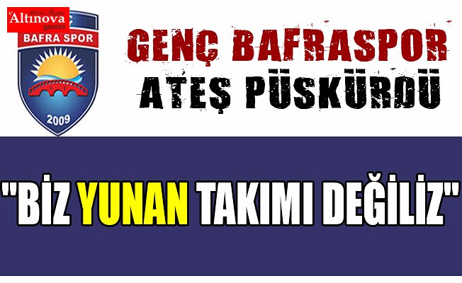 Genç Bafraspor Yönetiminden Kamuoyuna duyurulur