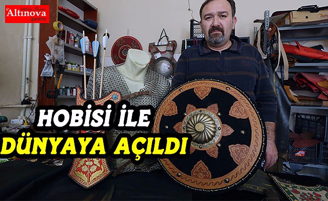 Hobisiyle dünyaya açıldı 