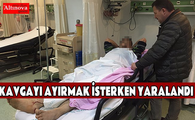Kavgayı ayırmak isteyen kişi silahla yaralandı