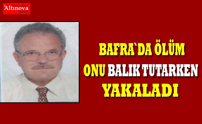 Ölüm balık tutarken yakaladı