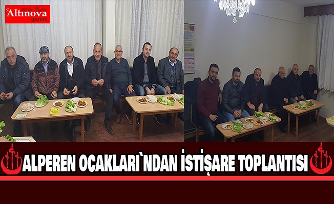 Alperen Ocaklarında istişare toplantısı