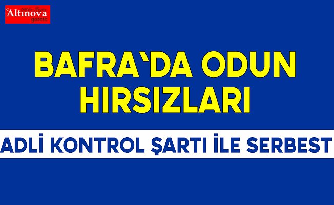 Bafra`da hırsızlık zanlıları serbest