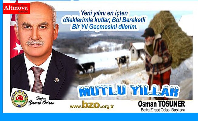 Osman Tosuner`den yeni yıl kutlaması