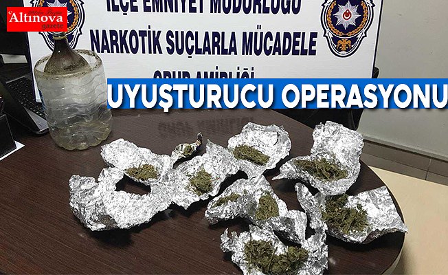 Samsun`da uyuşturucu operasyonu