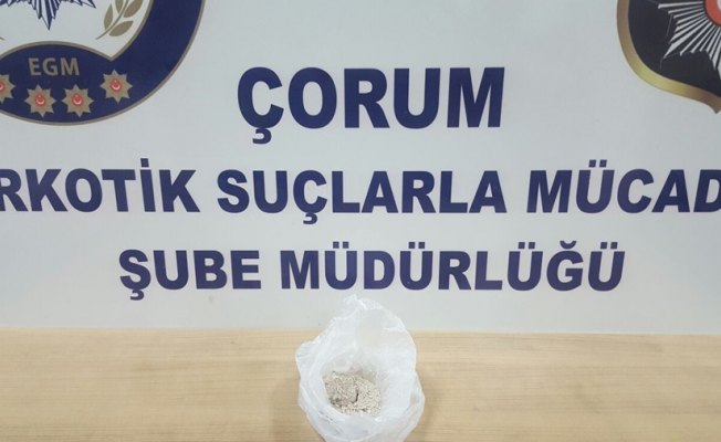 Çorum'da uyuşturucu operasyonları