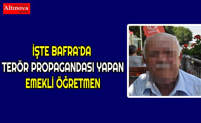 Emekli öğretmen gözaltında