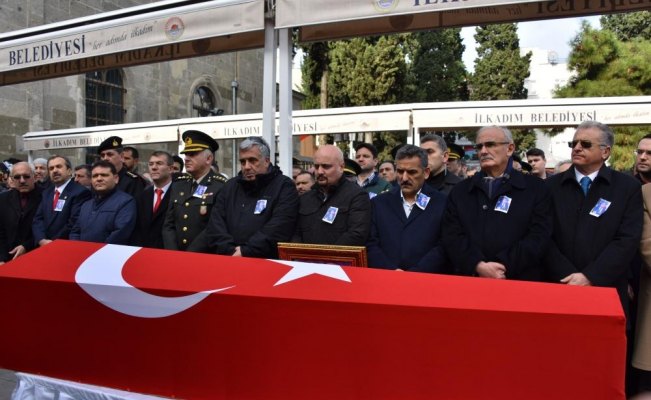 Kore gazisi Erzincan son yolculuğuna uğurlandı
