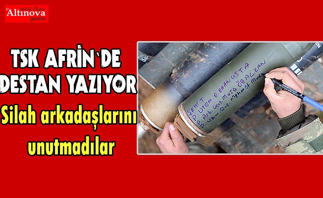 Silah arkadaşlarını unutmadılar