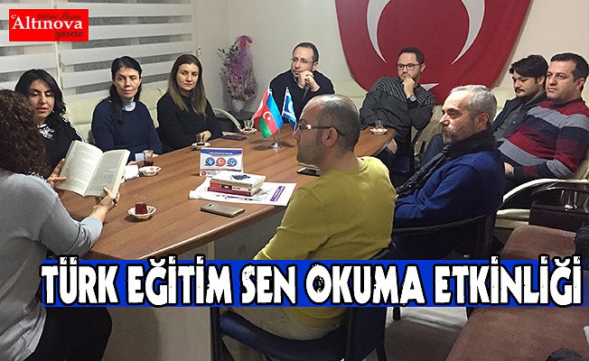 TÜRK EĞİTİM SEN OKUMA ETKİNLİKLERİNE ARA VERMİYOR