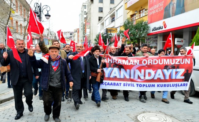 Zeytin Dalı Harekatı'na destek yürüyüşü