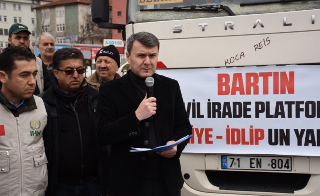 Bartın'dan Suriyelilere insani yardım