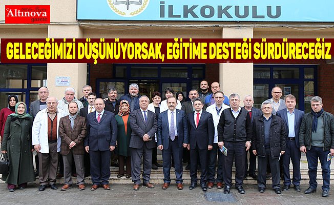 BAŞKAN ŞAHİN: “GELECEĞİMİZİ DÜŞÜNÜYORSAK, EĞİTİME DESTEĞİ SÜRDÜRECEĞİZ”