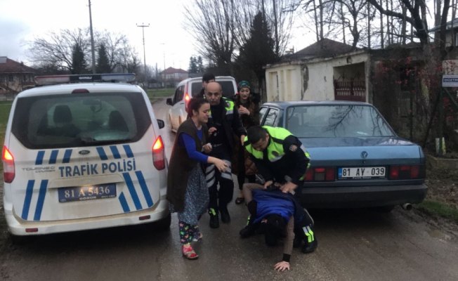 Düzce'de şüpheli-polis kovalamacası