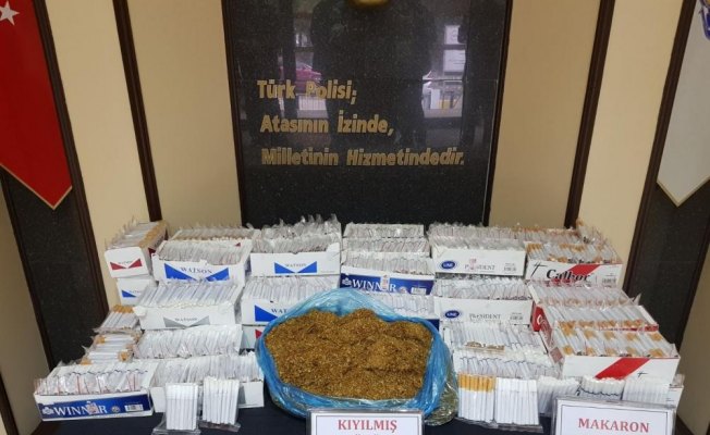 Karabük'te kaçak sigara operasyonu
