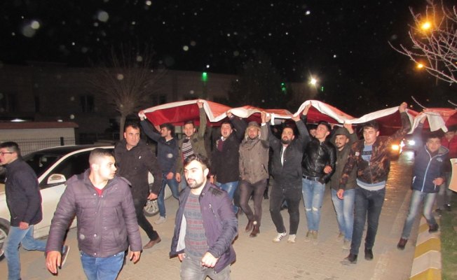 Kavak'ta Zeytin Dalı Harekatı'na destek yürüyüşü