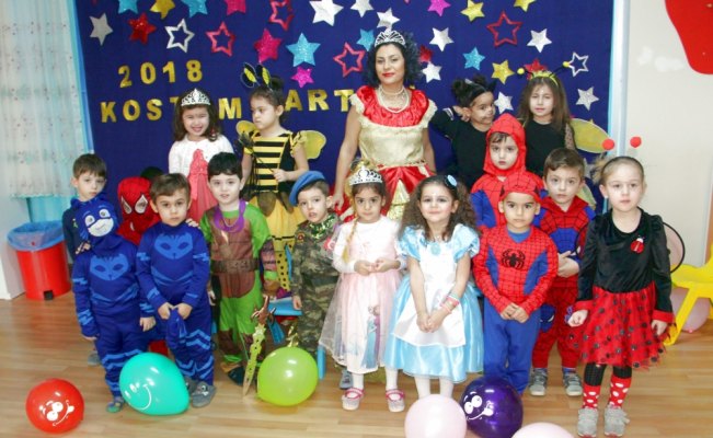 Minikler hayallerindeki karakterleri canlandırdı