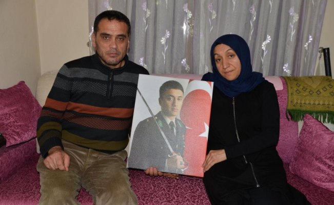 Şehit ailesi benzer acıyı ikinci kez yaşadı