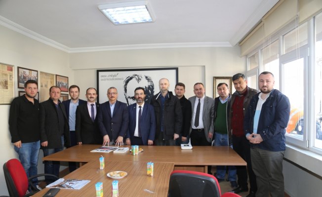 AGD üyeleri gazetecileri derneklerinde ziyaret etti