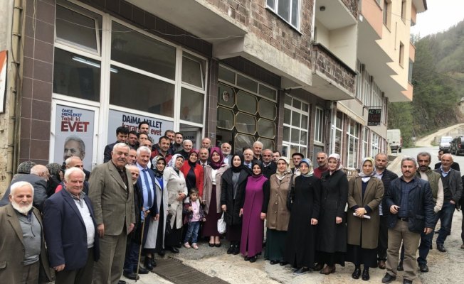 AK Parti Trabzon Milletvekili Köseoğlu, ilçeleri ziyaret etti