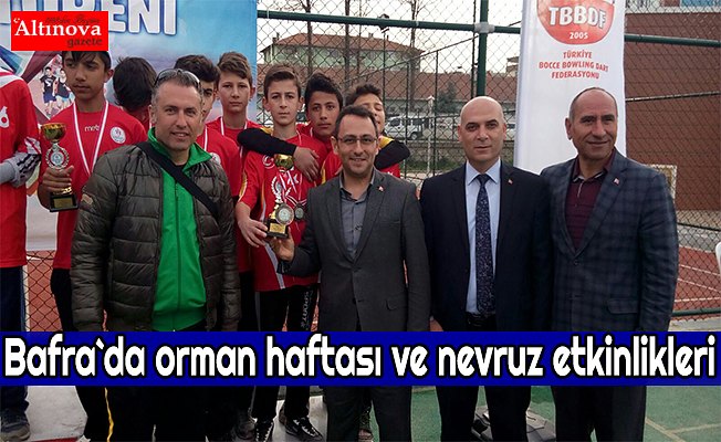 Bafra`da orman haftası ve nevruz etkinlikleri