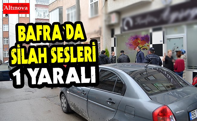 Bafra`da silah sesleri