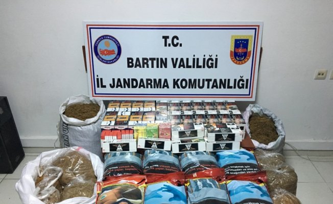 Bartın'da kaçak tütün operasyonu