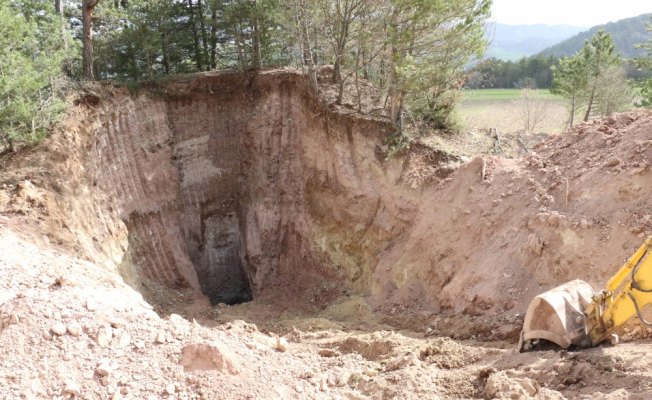 Bolu'da kaçak kazı operasyonu