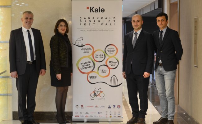 Kale Grubu, Çanakkale Bisiklet Festivali’ne adını verdi