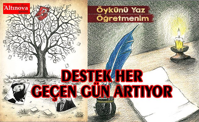 “ÖYKÜNÜ YAZ ÖĞRETMENİM” DERGİSİNE DESTEK HER GEÇEN GÜN ARTIYOR