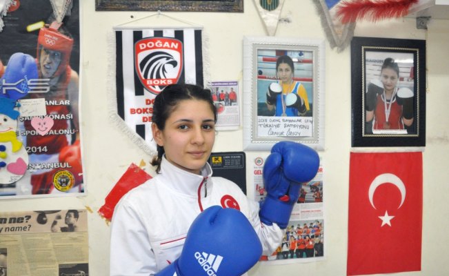 Şampiyon boksçu hedef büyüttü