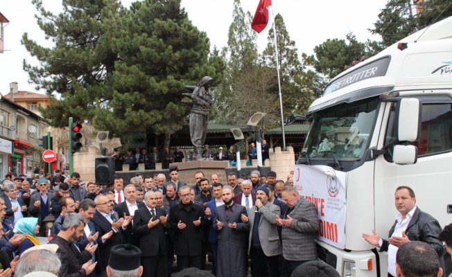 Tosya'dan Afrin'e yardım gönderildi
