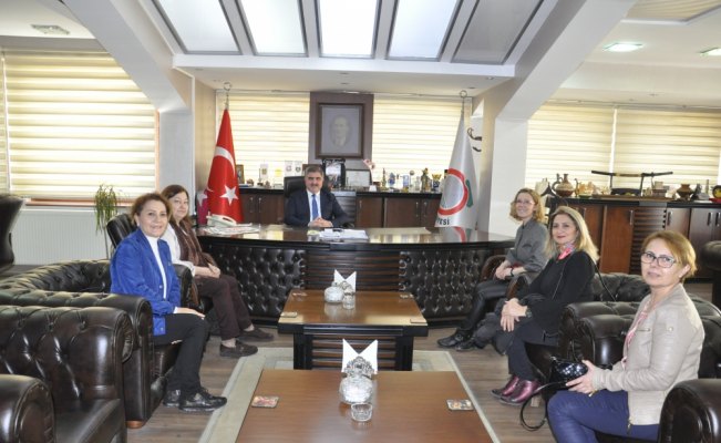 Türk Kadınlar Birliği'nden Başkan Özdemir'e ziyaret