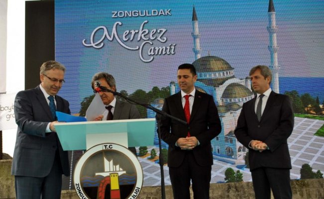 Zonguldak Merkez Cami'sinin temeli atıldı