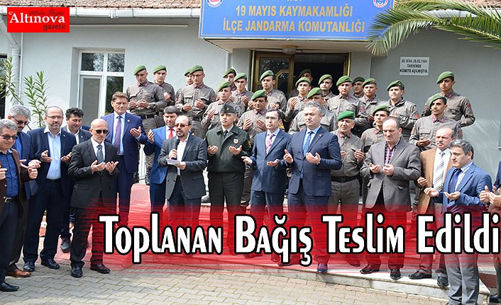 19 Mayıs’ta Mehmetçiklere Destek İçin Toplanan Bağış Teslim Edildi