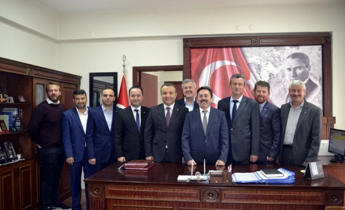 Alaplı Kaymakamı Eskioğlu'na ziyaret