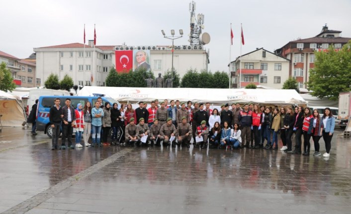 Bartın’da Mehmetçik'ten Kızılay'a kan bağışı