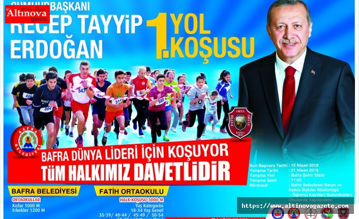 BAŞKAN ŞAHİN: BAFRA, DÜNYA LİDERİ İÇİN KOŞACAK