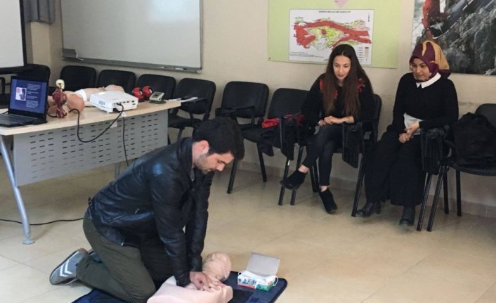 Ereğli'de gönüllü itfaiyecilik eğitimi