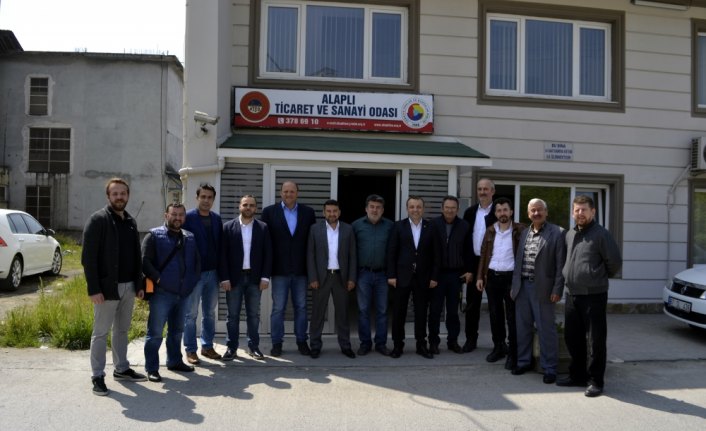 Gazeteciler Alaplı TSO'nı ziyaret etti