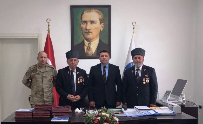 Gazilerden Kaymakam Kurnaz’a ziyaret