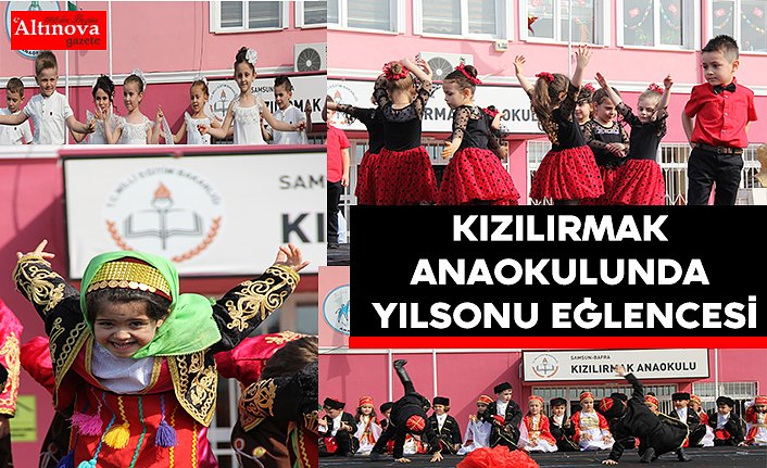 Kızılırmak Anaokulunda yılsonu eğlencesi