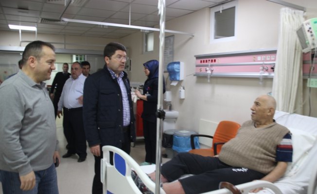 Milletvekili Tunç'tan Devlet Hastanesine ziyaret